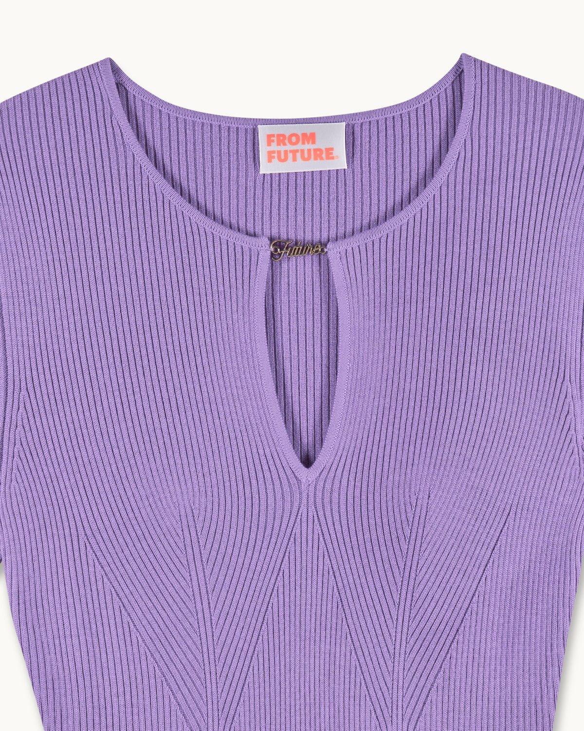 Abito Corto Maniche Corte Gioielli Future - Spicy Lilac - Donna
