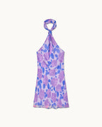 Saskia Short Strap Dress - Elctrc Rss Prpl - Women