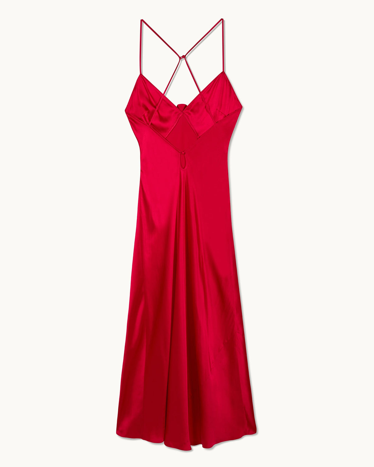Vestido Largo de Tirantes Valentina - Red - Mujer