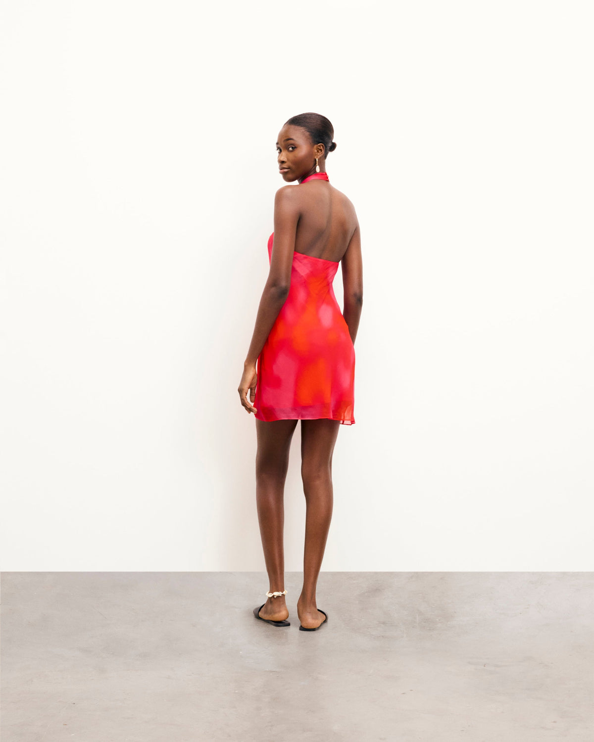 Abito Corto Con Spalline Shirel - Blurry Bloom - Donna