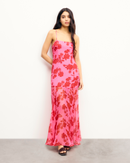 Long Strappy Angelina Dress - Summer Flowers - Women