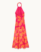 Robe Longue Bretelles Perla - Floating Garden - Femme