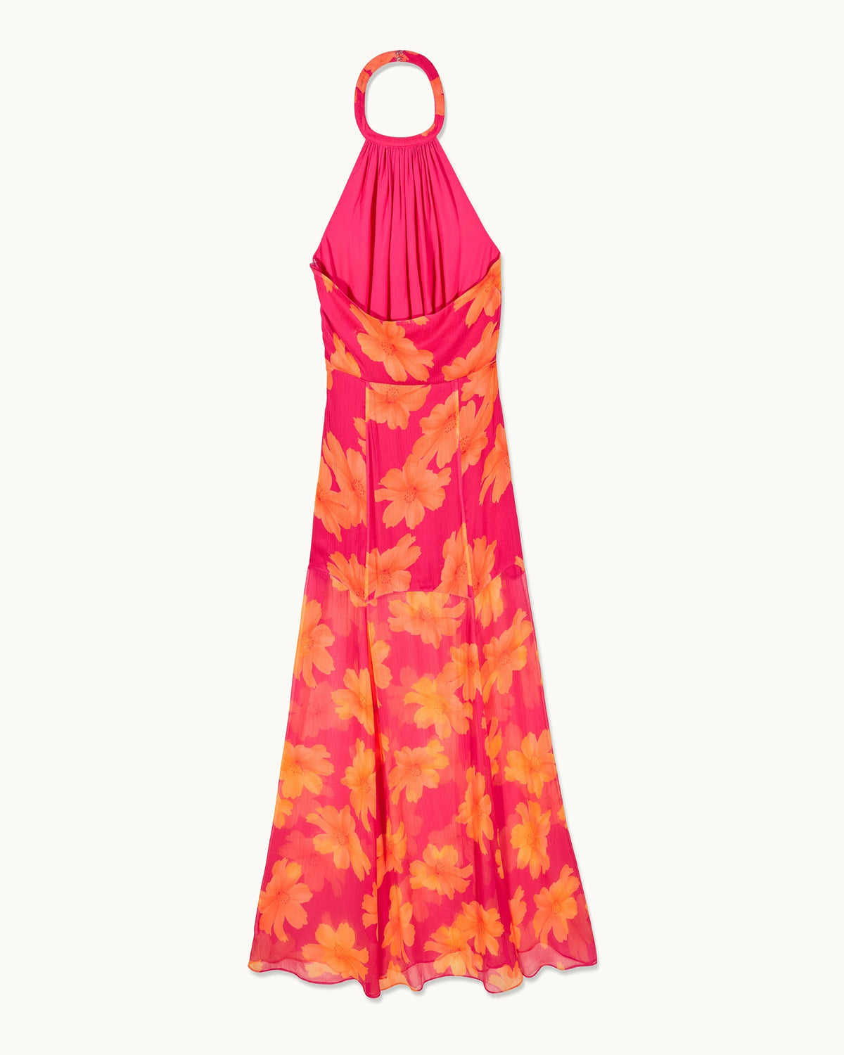 Robe Longue Bretelles Perla - Floating Garden - Femme