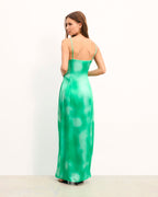 Abito Lungo con Spalline Noah - Fuzzy Green - Donna