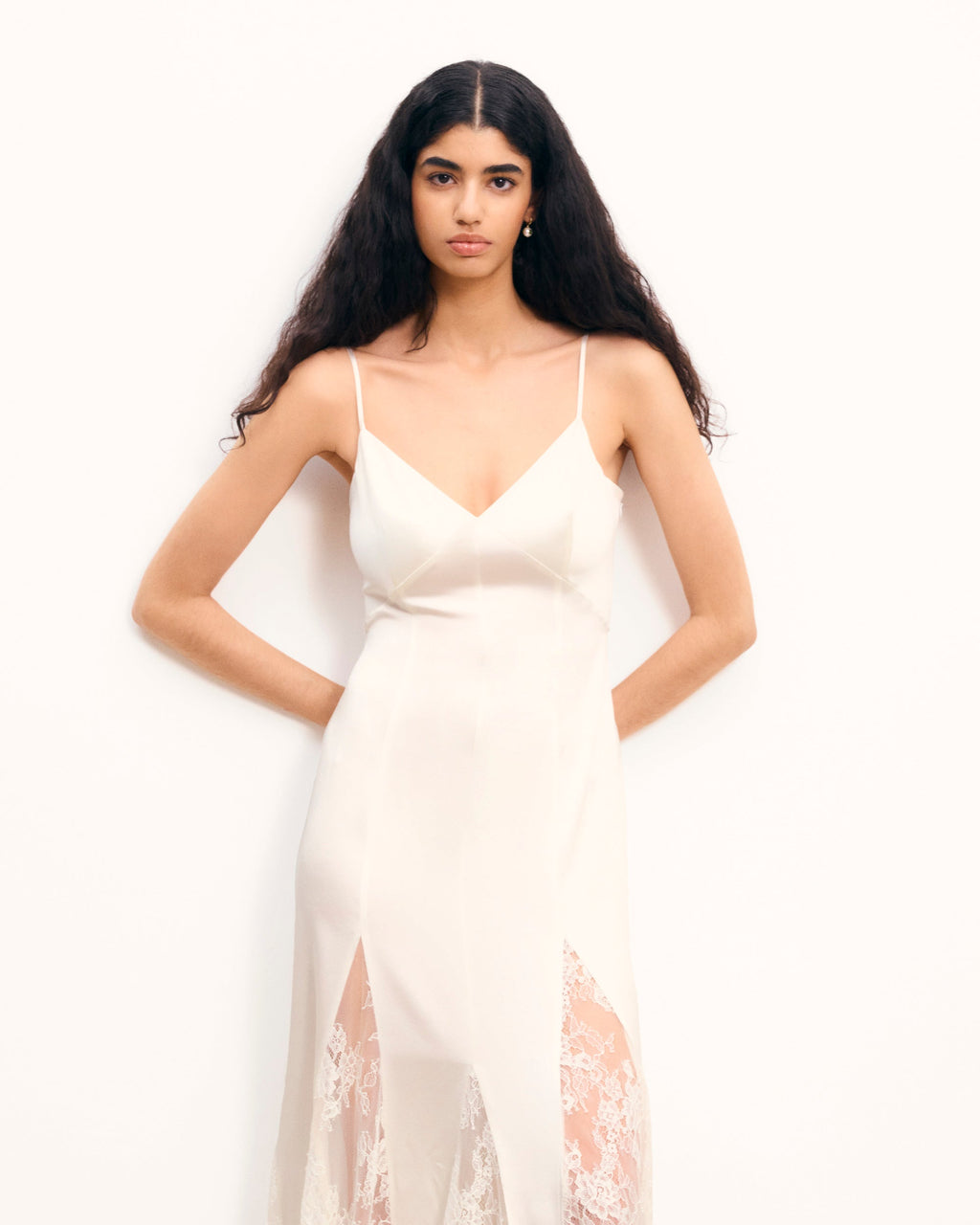 Long Strap Vittoria Dress - Ecru - Women