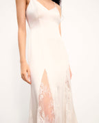 Long Strap Vittoria Dress - Ecru - Women