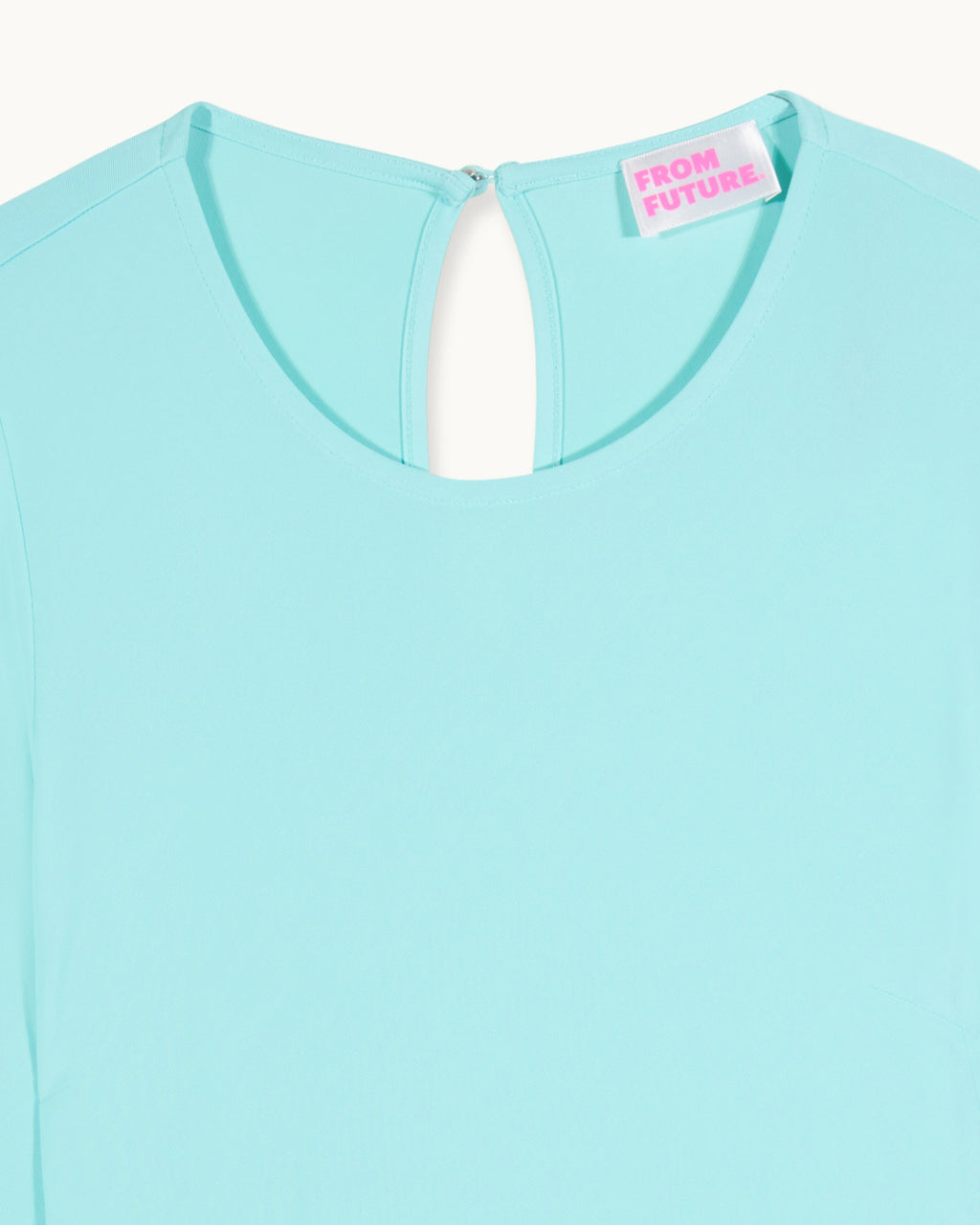 Robe Courte Manches Longues Naïm - Aqua Green - Femme