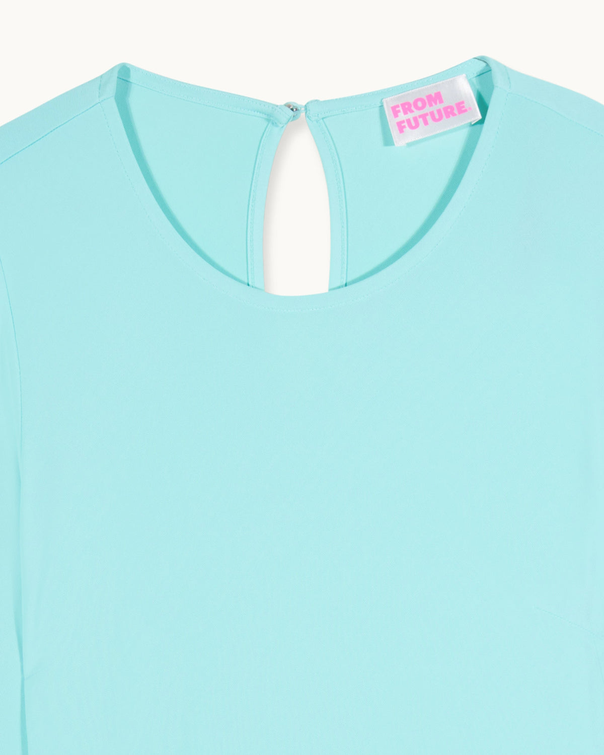 Robe Courte Manches Longues Naïm - Aqua Green - Femme