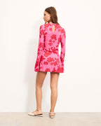 Abito Corto Maniche Lunghe Naïm - Spring Flowers - Donna