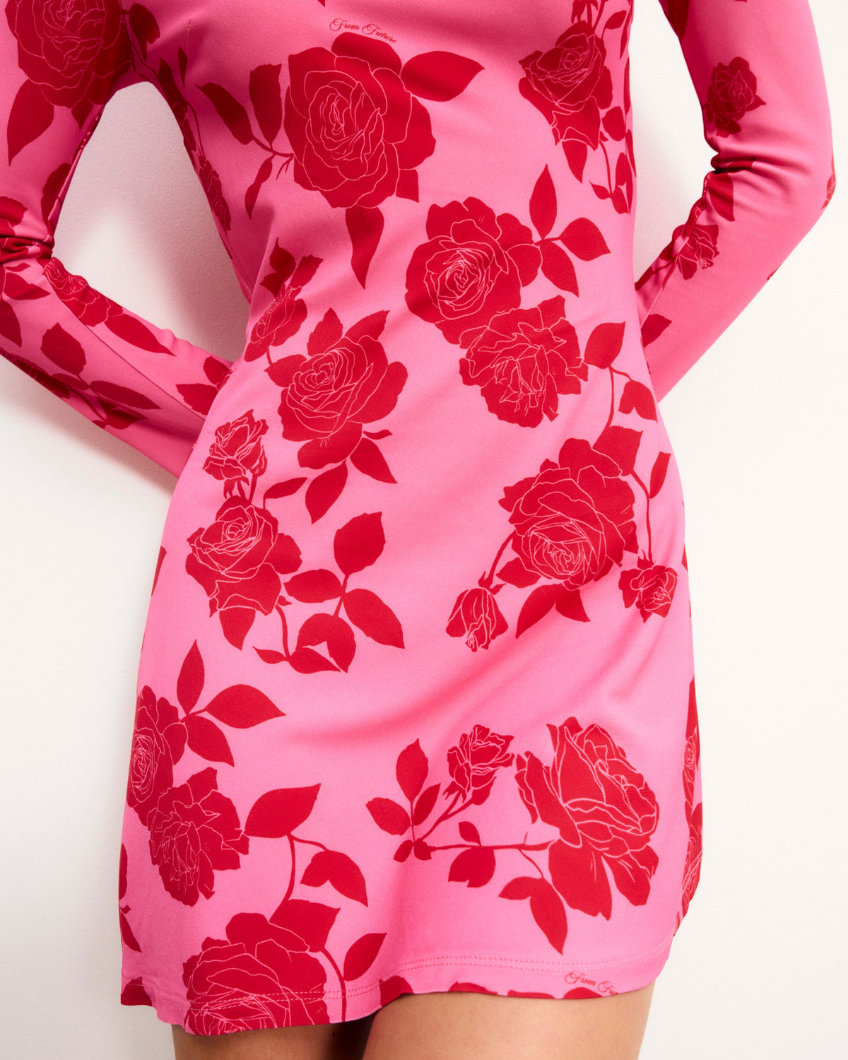 Abito Corto Maniche Lunghe Naïm - Spring Flowers - Donna