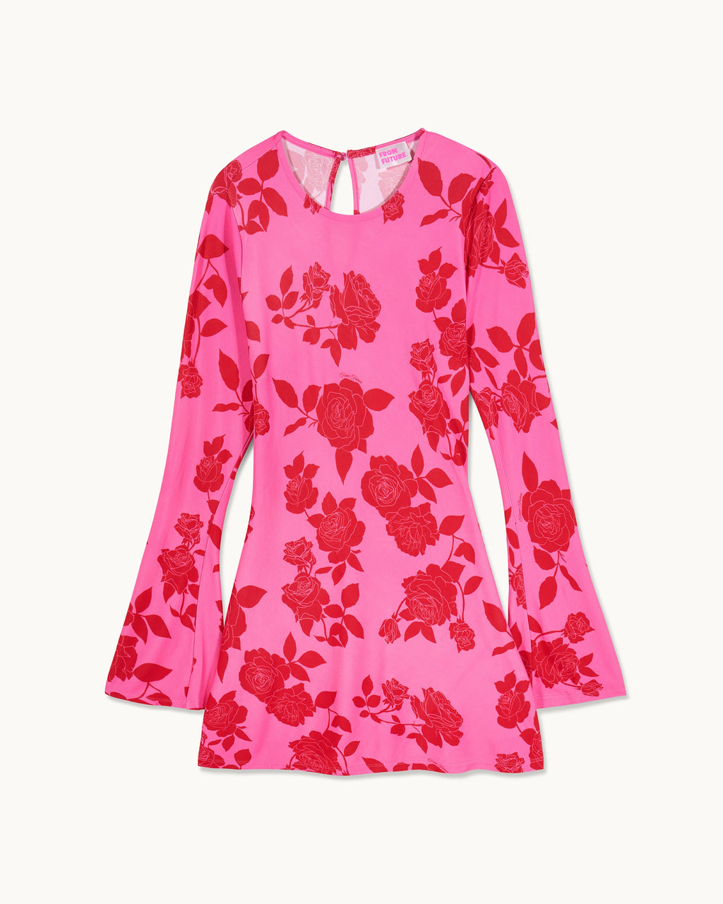 Abito Corto Maniche Lunghe Naïm - Spring Flowers - Donna