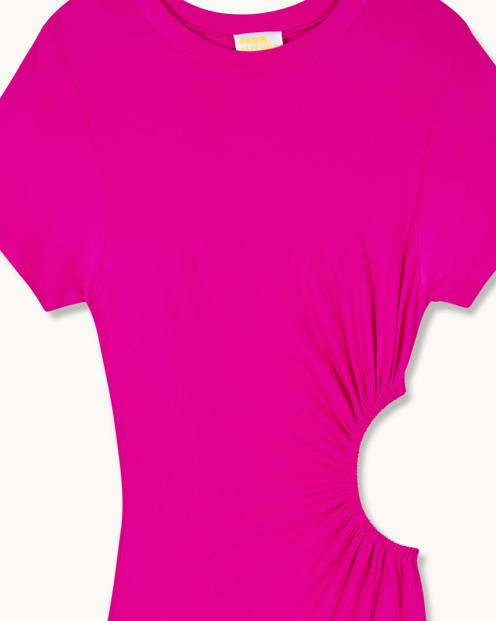 Vestido largo de manga corta Harper - Tropical Raspbe - Mujer