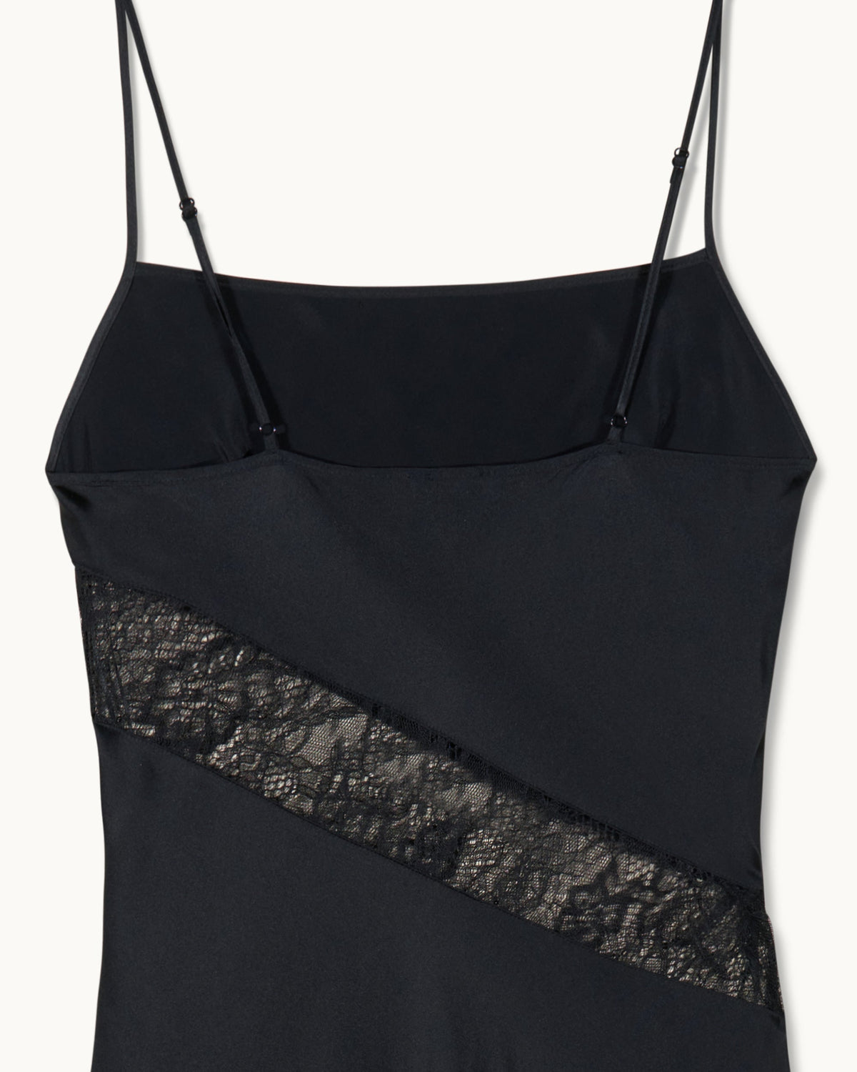 Vestido Largo de Tirantes Gabrielle - Negro - Mujer