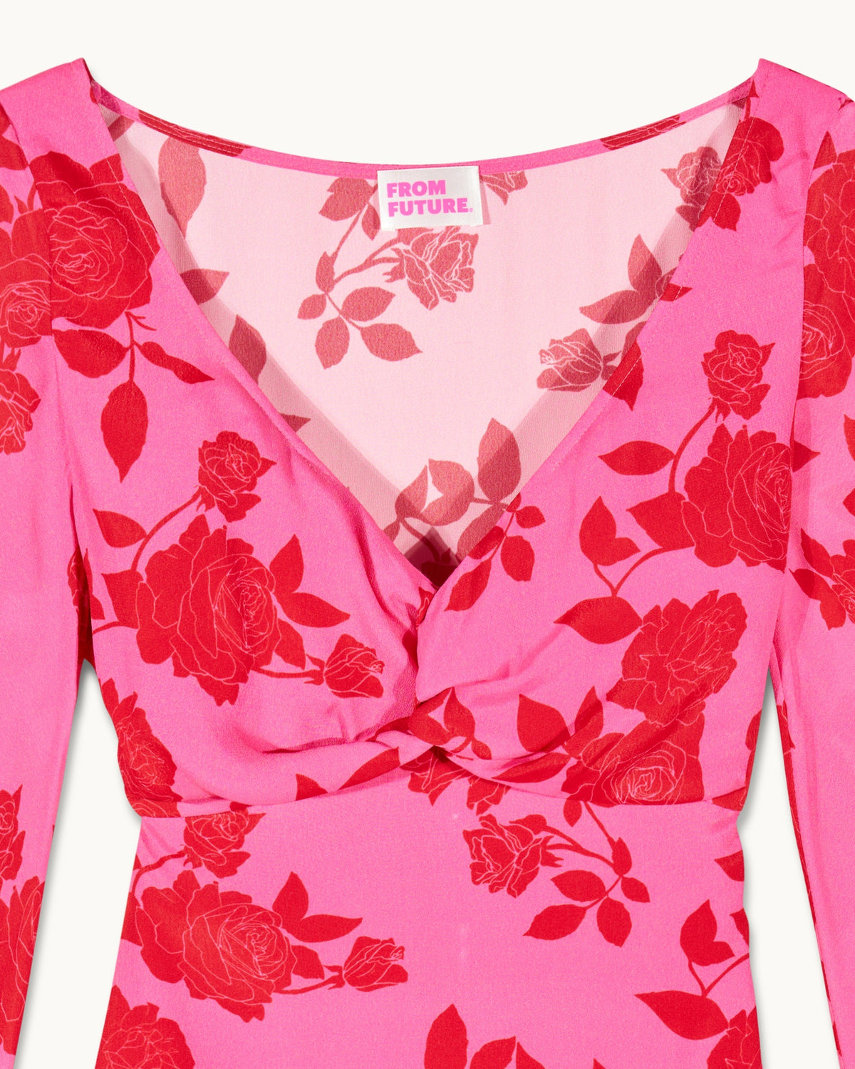 Mara Long Long-Sleeved Dress - Summer Flowers - Women