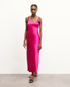 Batya Strappy Maxi Dress - Tropical Raspbe - Women