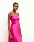 Batya Strappy Maxi Dress - Tropical Raspbe - Women