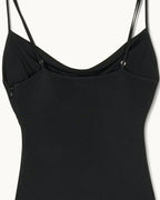 Vestido Largo de Tirantes Robbie - Negro - Mujer