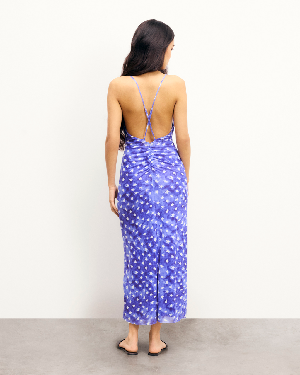 Robe Longue Bretelles Ariela - Night Glow - Femme