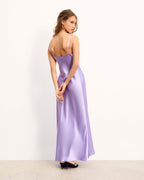 Lucie Long Strappy Dress - Lilac - Women