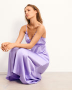 Lucie Long Strappy Dress - Lilac - Women