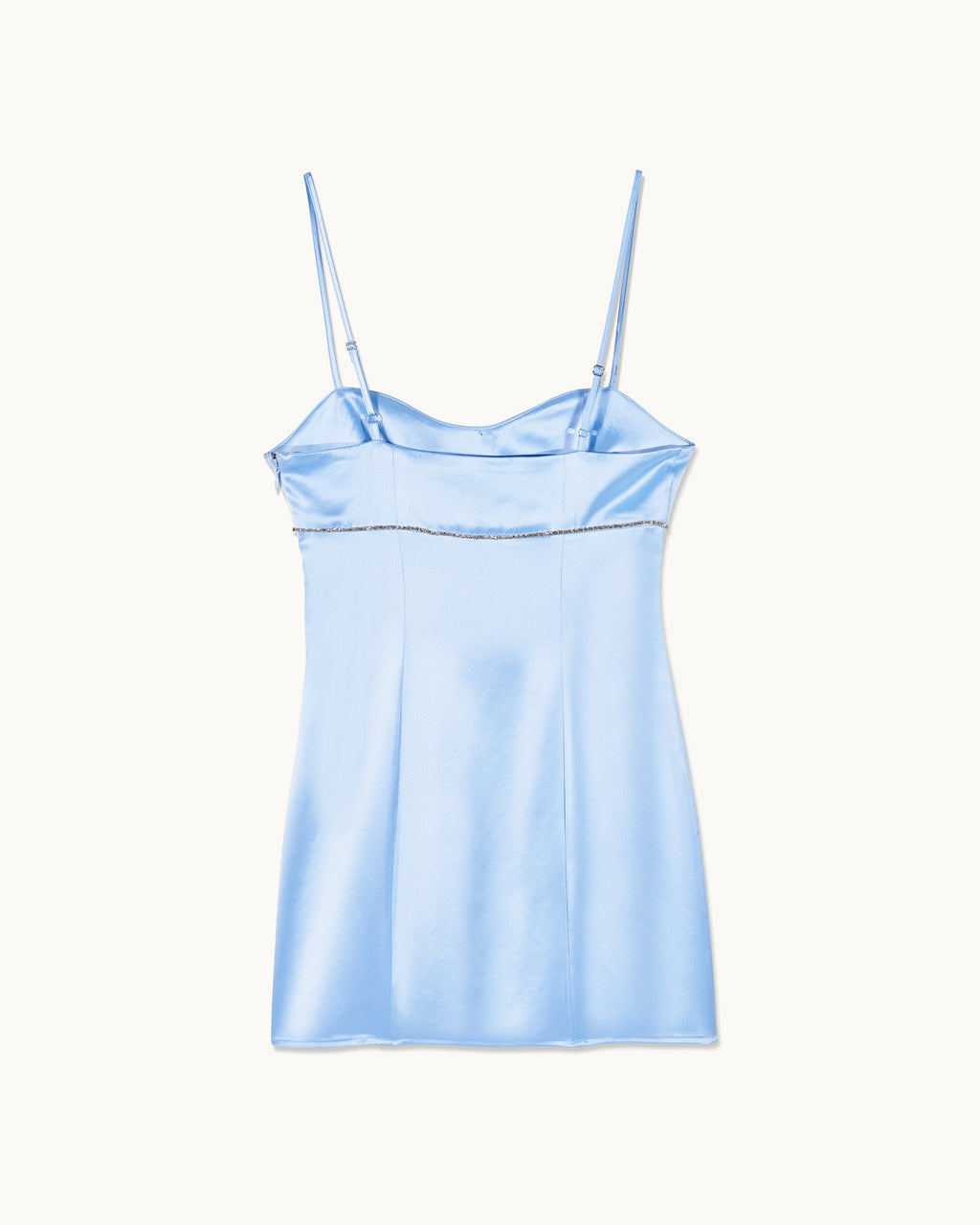 Vestido corto de tirantes Batcheva - Baby Blue - Mujer