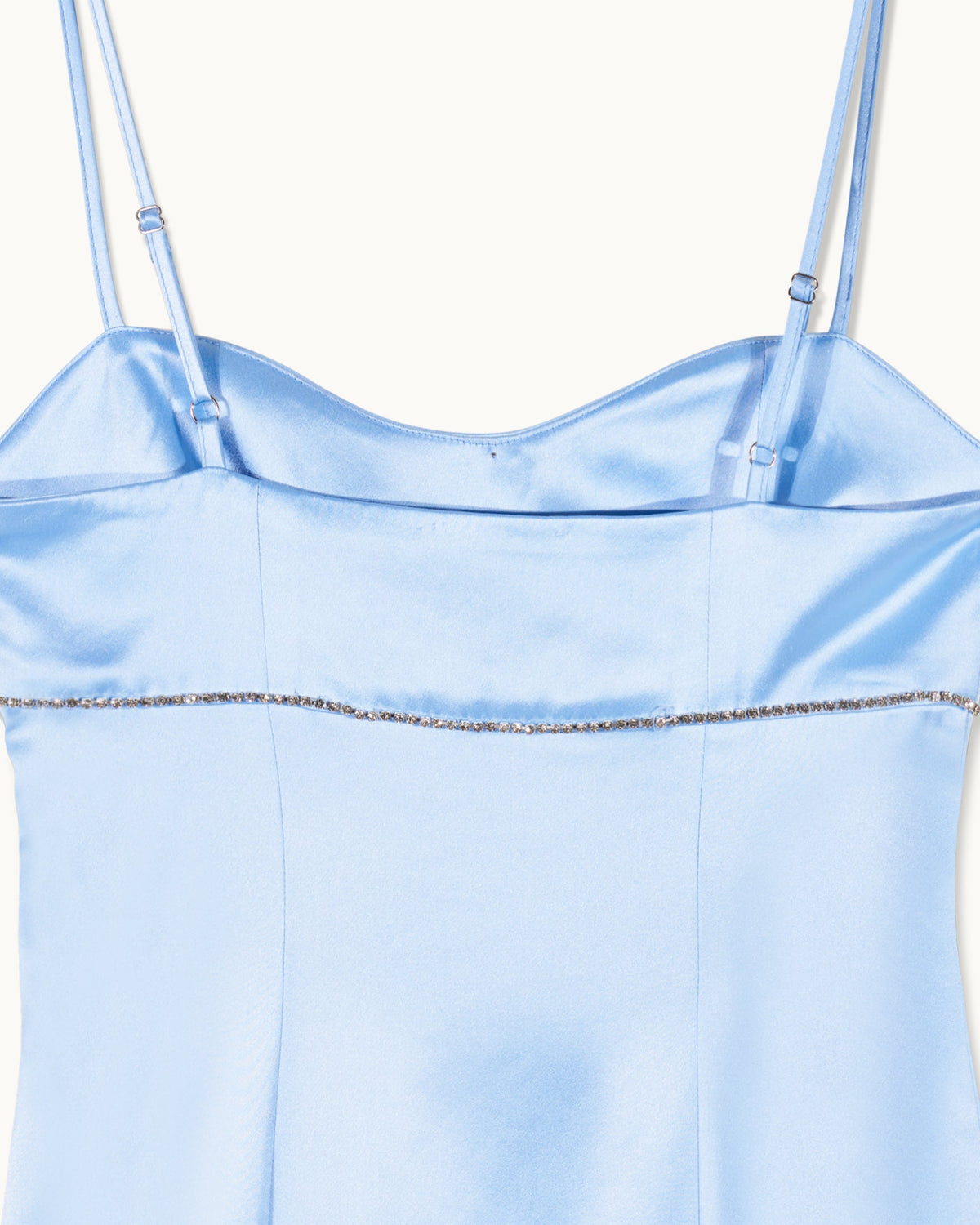 Vestido corto de tirantes Batcheva - Baby Blue - Mujer