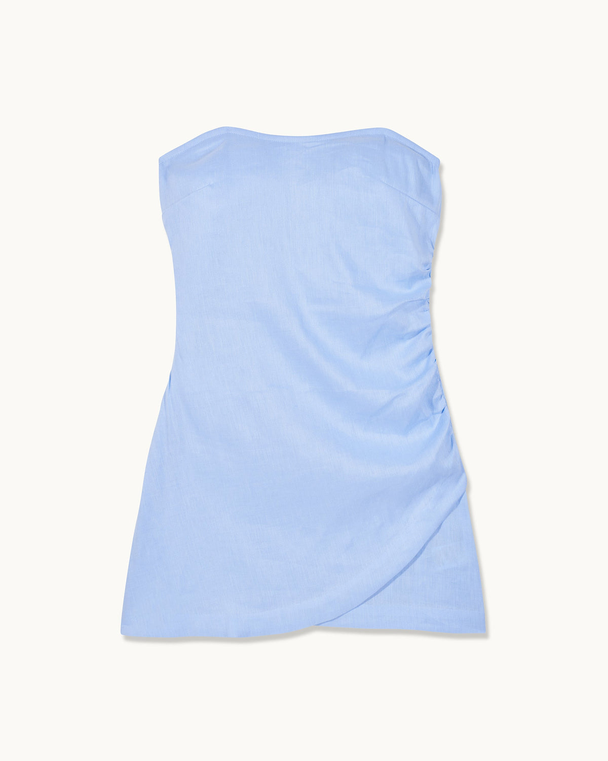 Vestido corto palabra de honor Nola - Azul bebé - Mujer