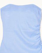 Vestido corto palabra de honor Nola - Azul bebé - Mujer