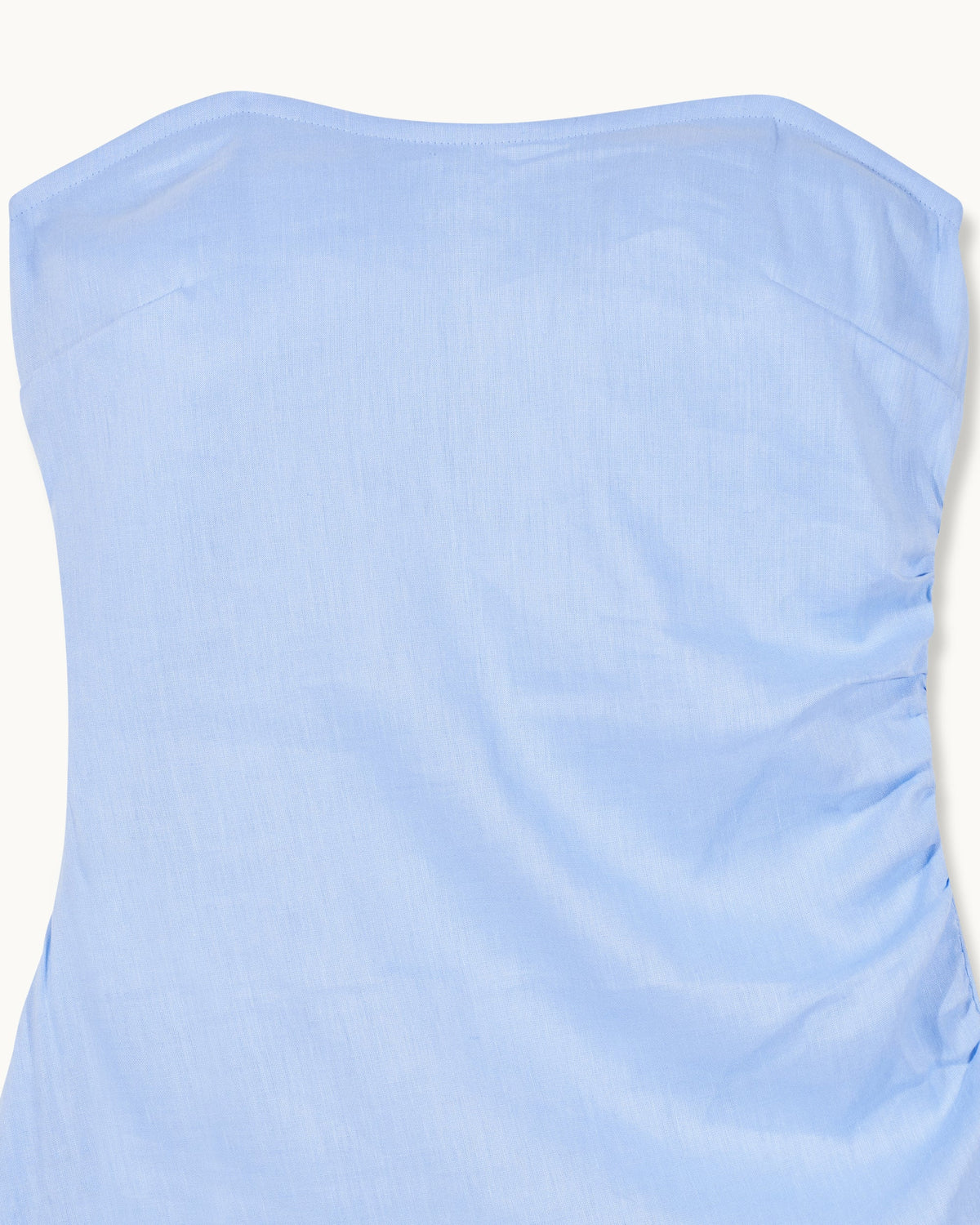 Vestido corto palabra de honor Nola - Azul bebé - Mujer
