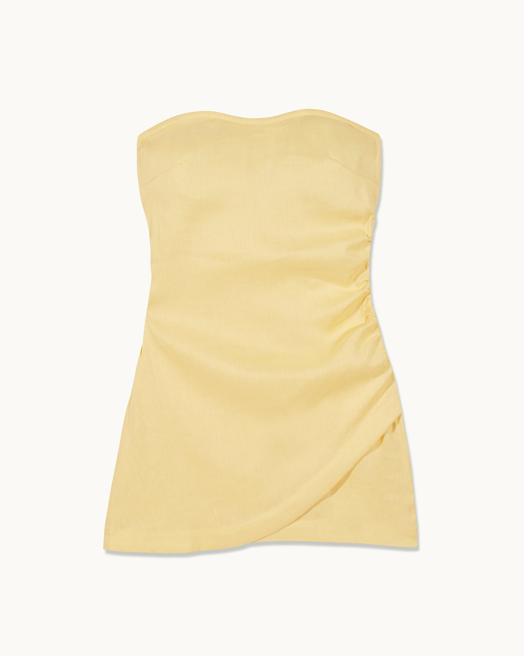 Abito Corto Bustier Nola - Sky Yellow - Donna