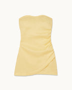 Abito Corto Bustier Nola - Sky Yellow - Donna