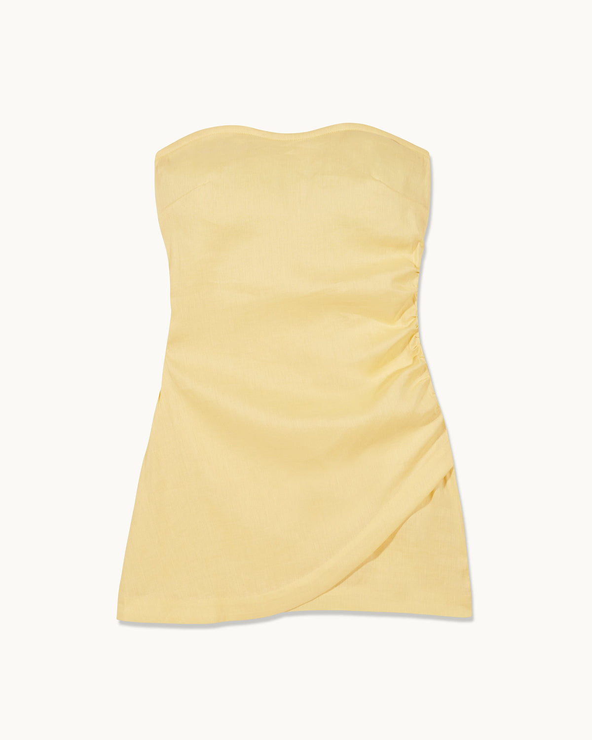 Abito Corto Bustier Nola - Sky Yellow - Donna