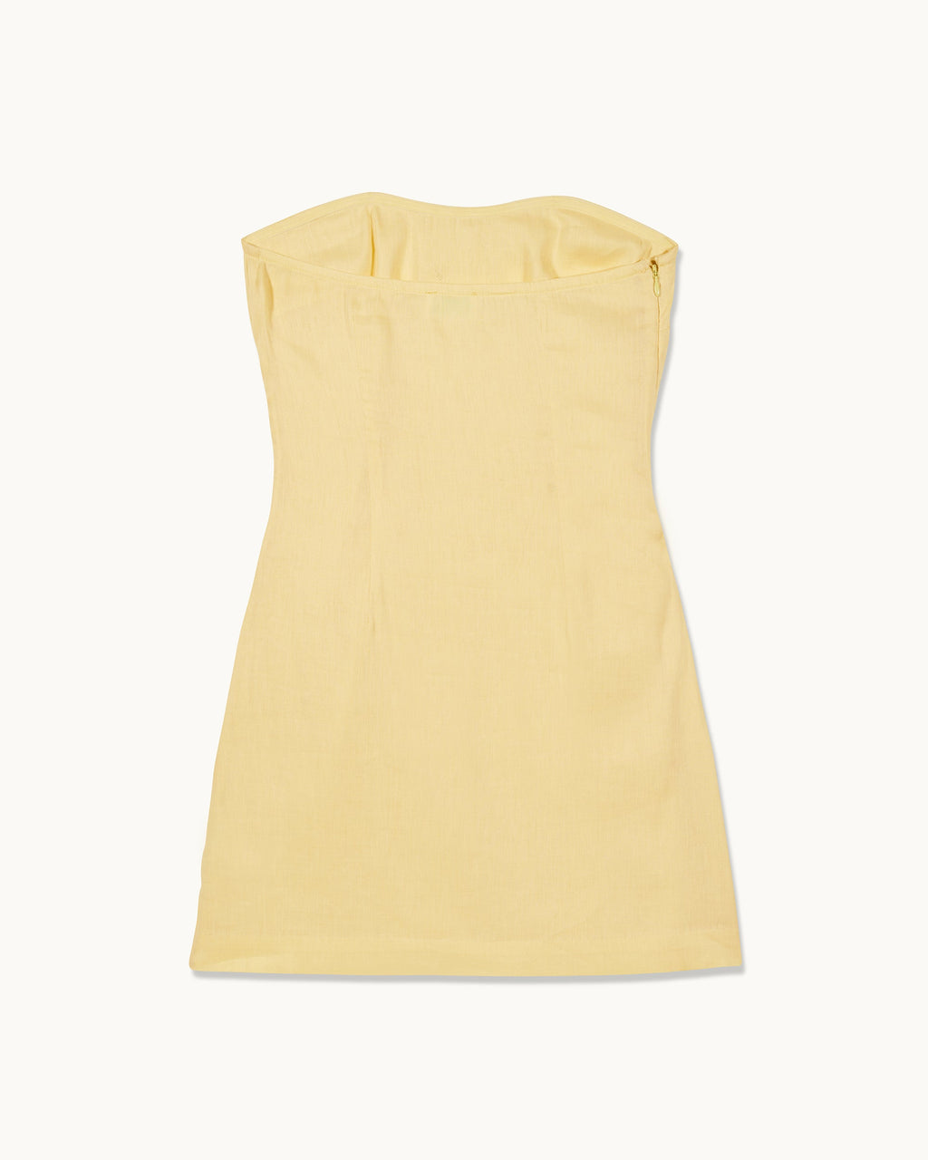 Abito Corto Bustier Nola - Sky Yellow - Donna