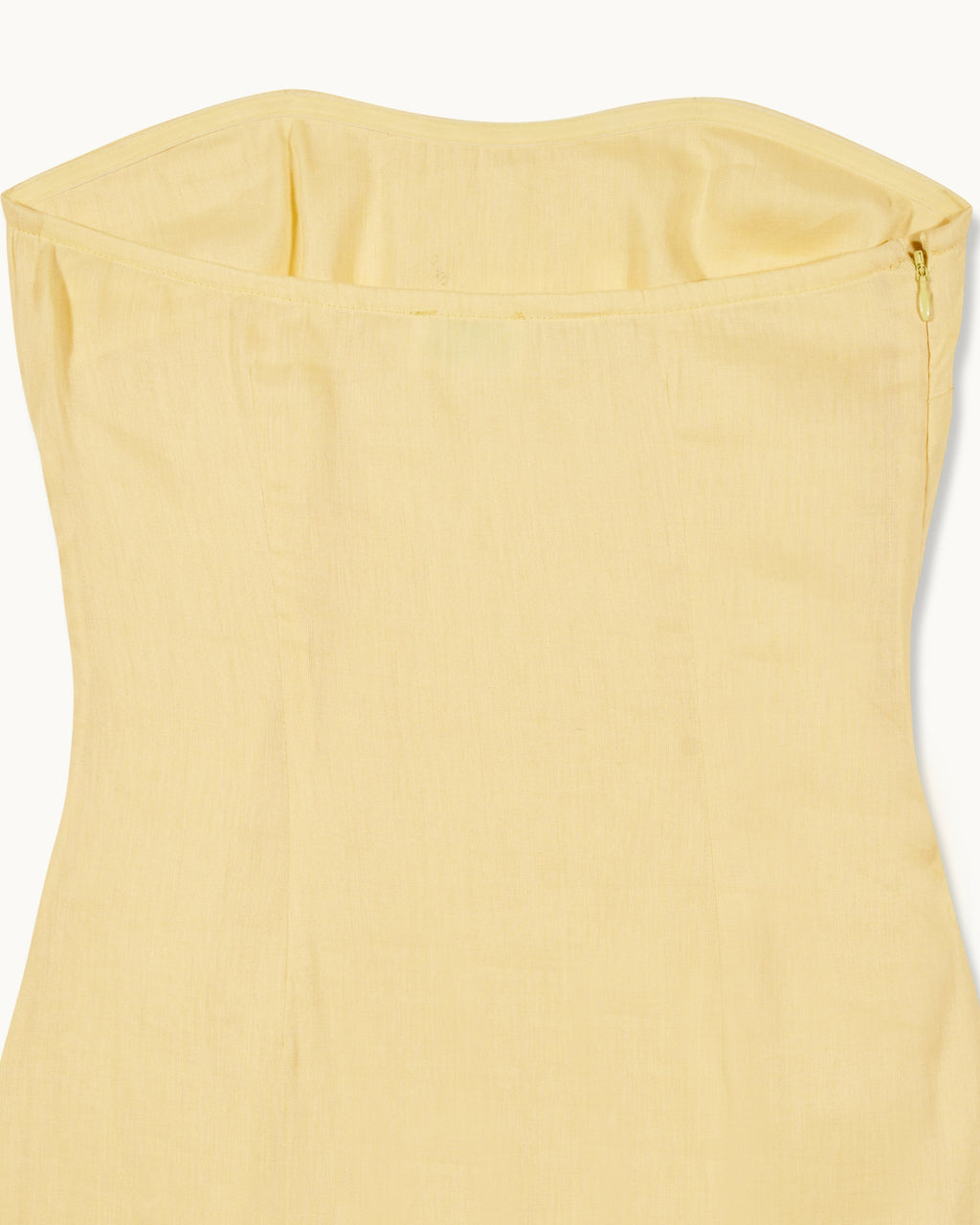 Abito Corto Bustier Nola - Sky Yellow - Donna