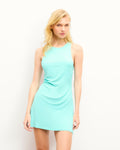 Abito Corto Maniche Corte Emmy - Aqua Green - Donna