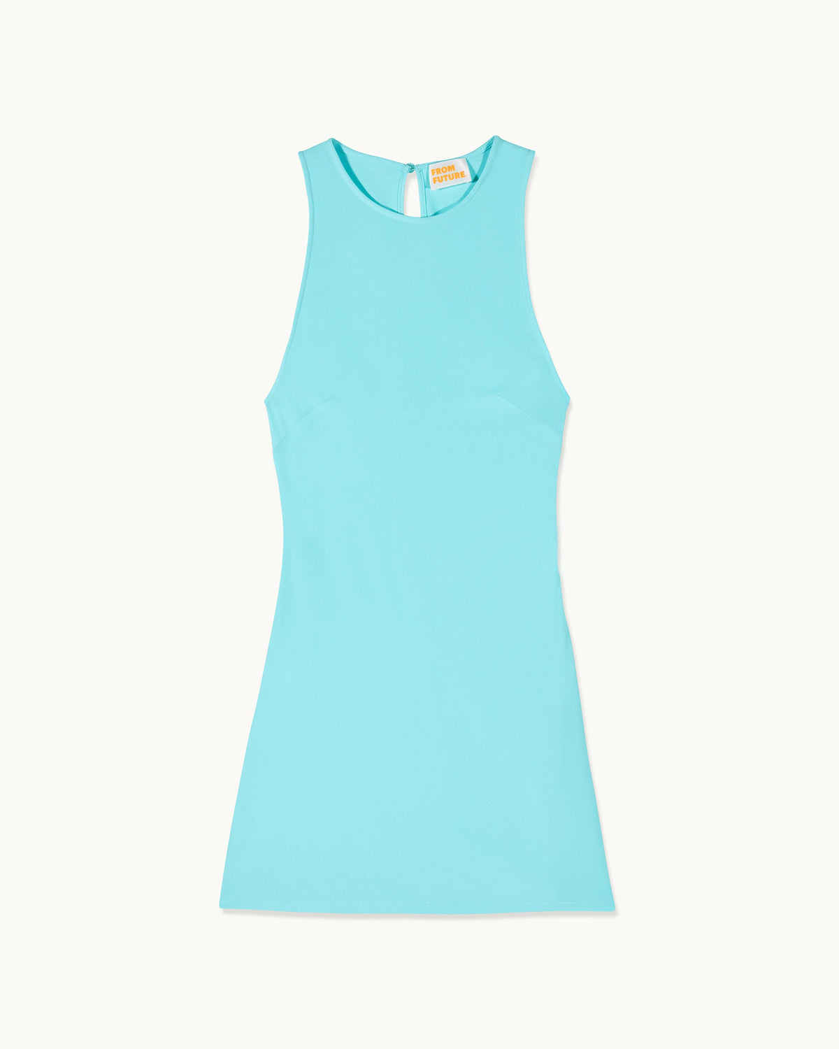 Abito Corto Maniche Corte Emmy - Aqua Green - Donna