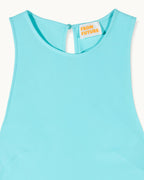 Abito Corto Maniche Corte Emmy - Aqua Green - Donna