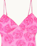 Short Strap Ellie Dress - Candy Flowers - Women