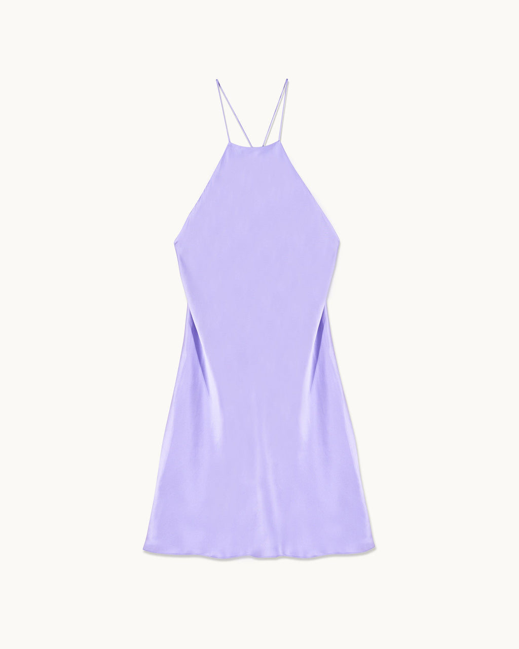 Robe Courte Bretelles Serena - Lilas - Femme