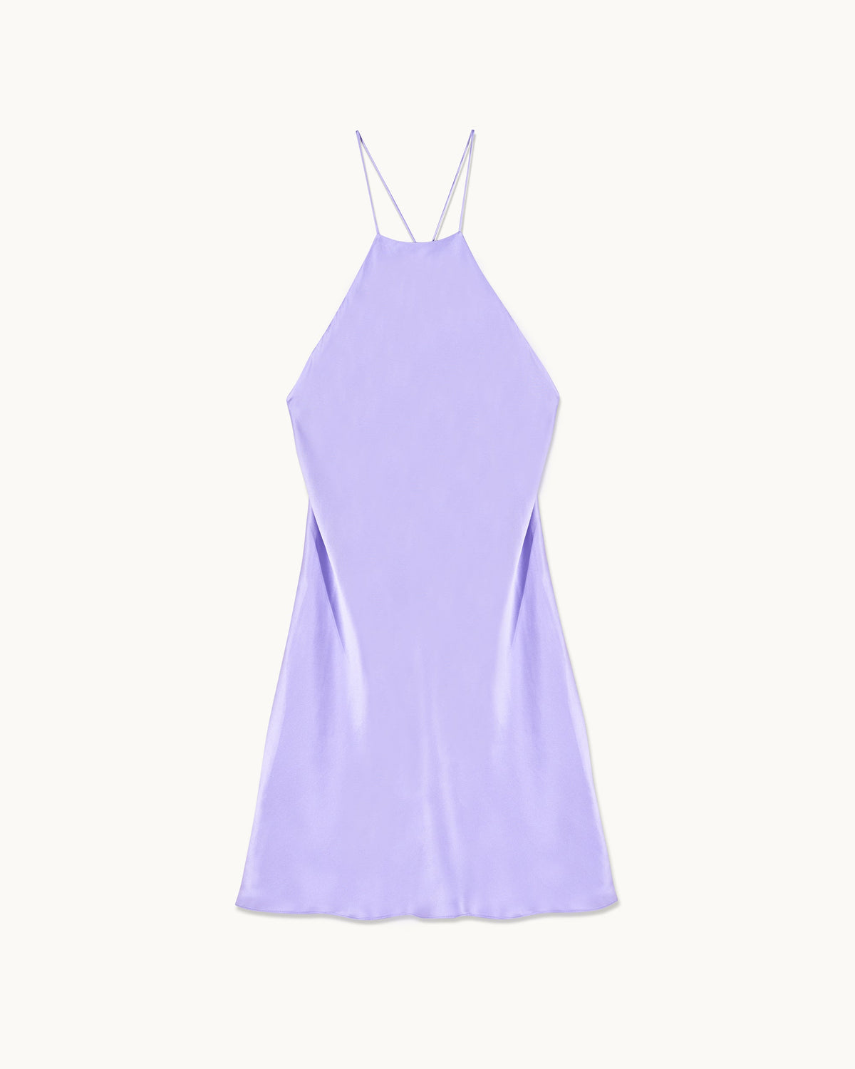 Robe Courte Bretelles Serena - Lilas - Femme