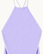 Robe Courte Bretelles Serena - Lilas - Femme