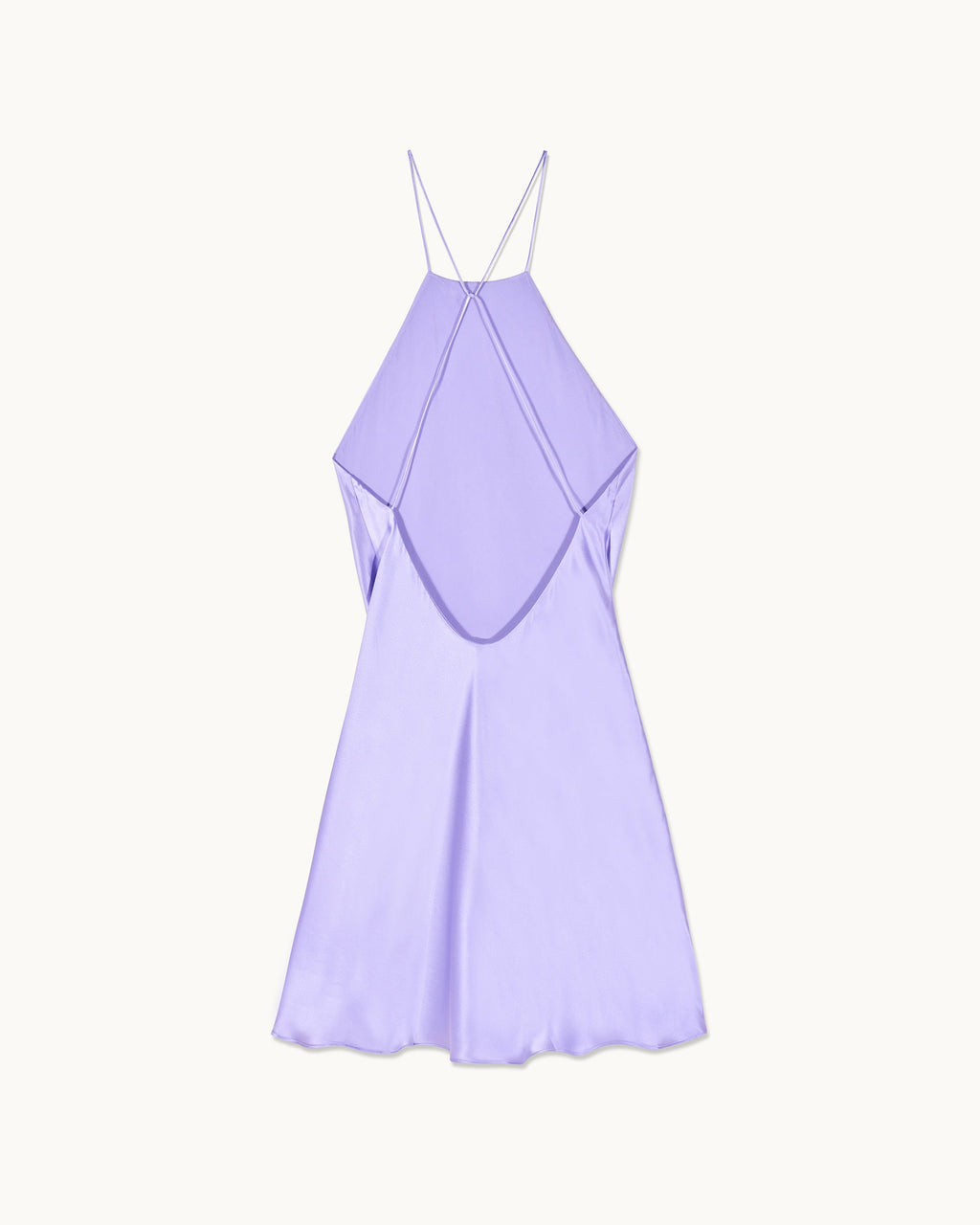 Robe Courte Bretelles Serena - Lilas - Femme