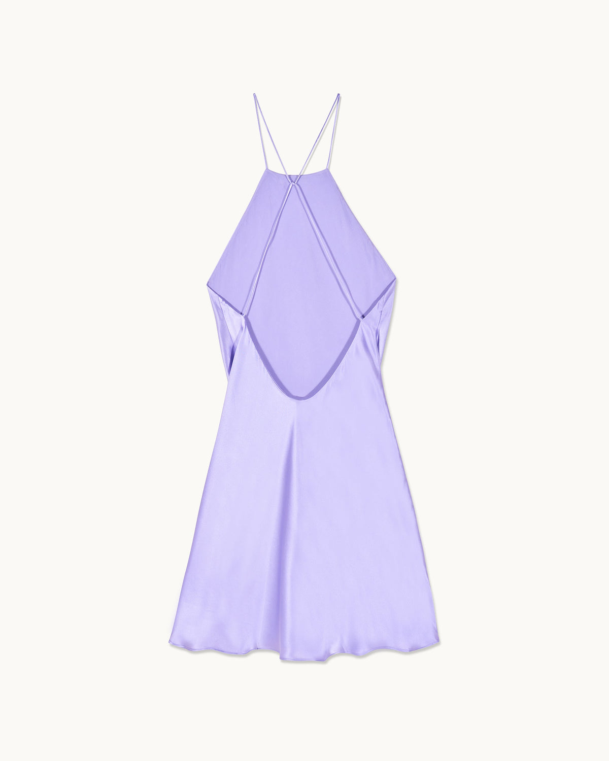 Robe Courte Bretelles Serena - Lilas - Femme