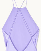 Robe Courte Bretelles Serena - Lilas - Femme
