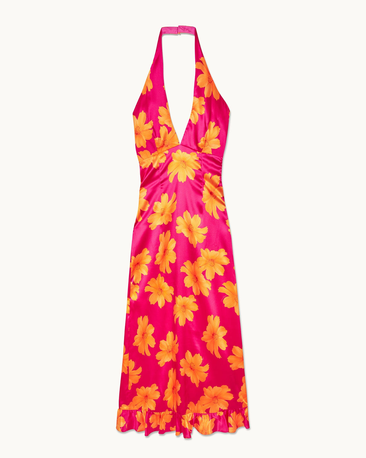 Robe Longue Dos Nu Alma - Floating Garden - Femme