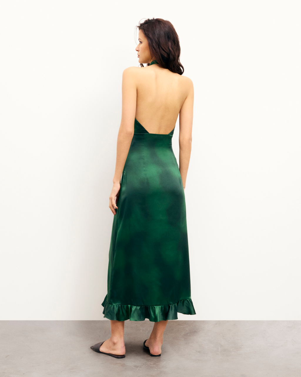 Abito Lungo Schiena Nuda Alma - Blurry Garden - Donna
