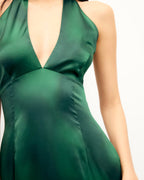 Abito Lungo Schiena Nuda Alma - Blurry Garden - Donna