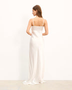 Abito Lungo con Spalline Gabriela - Ecru - Donna