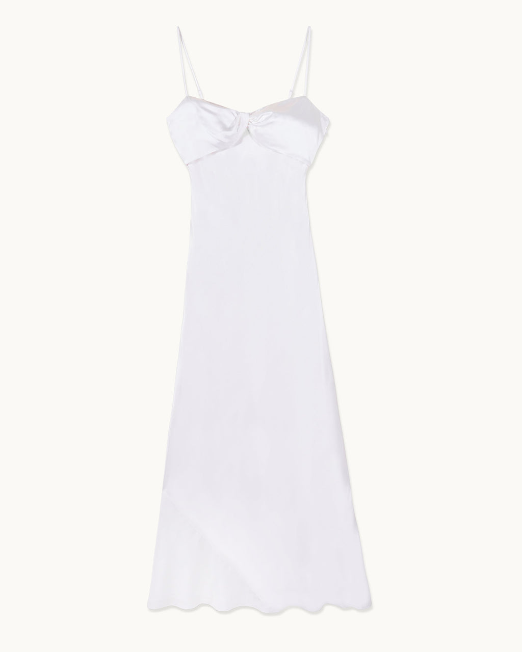 Abito Lungo con Spalline Gabriela - Ecru - Donna