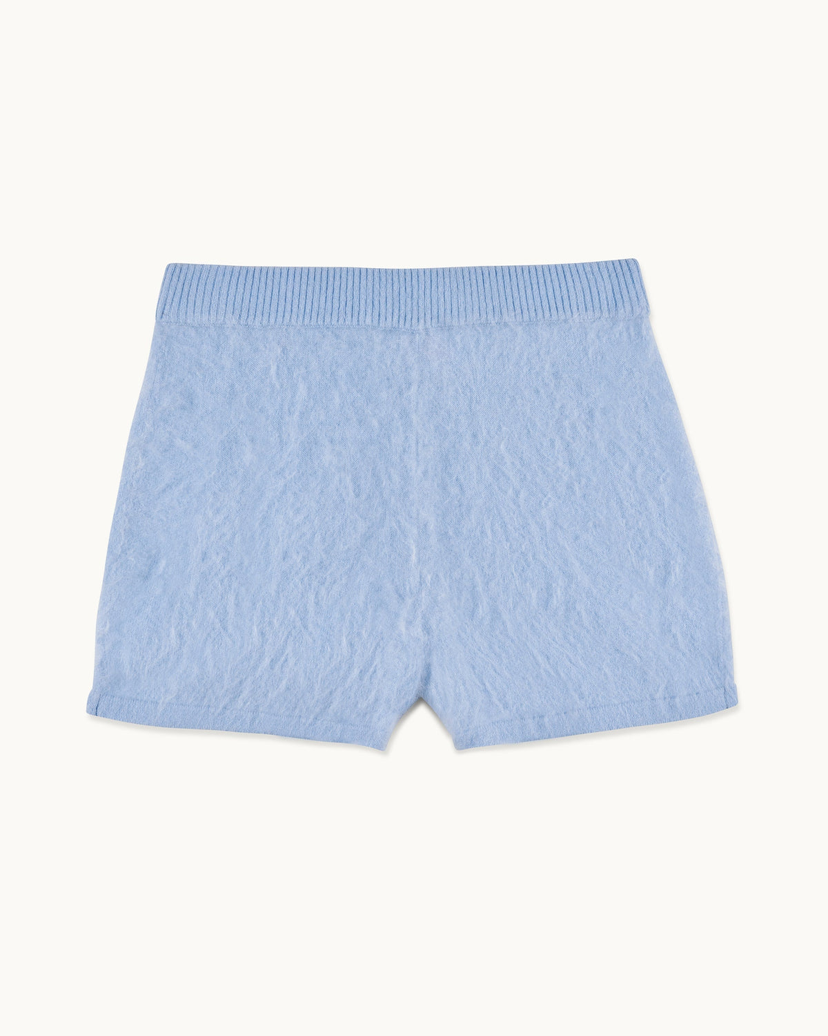 Short corto de cachemira cepillada - Baby Blue - Mujer